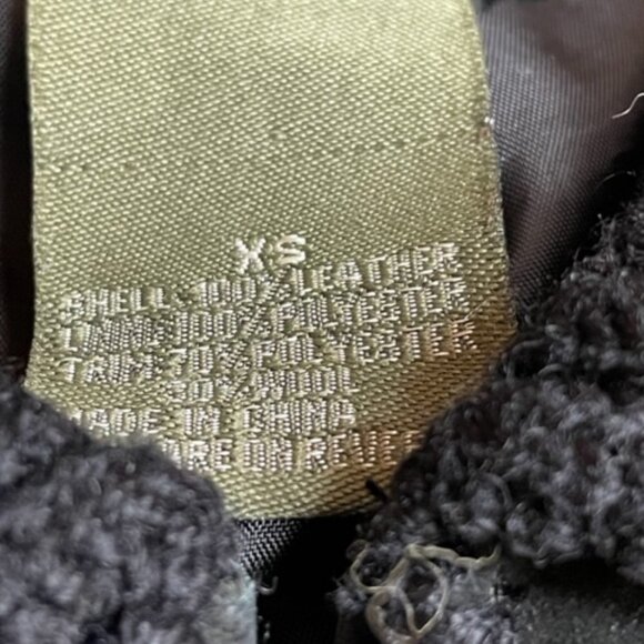 O'Neill black suede leather jacket. - Picture 9 of 10